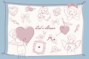 Amour Coquette collection, a Seasonal Illustration by DigARTbyHavroshka (Thumbnail 3 of 11)