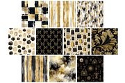 Black Friday Black & Gold Backgrouds, a Background Graphic by NadiaTheronArt (Thumbnail 4 of 5)