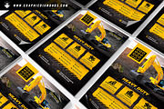 Construction Equipment Rentals Flyer, a Flyer Template by GraphicDiamonds (Thumbnail 5 of 6)