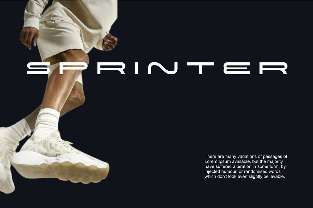 ENOS Sleek Futuristic Expanded Font, a Sans Serif Font by WhymoreArt (Photo 2 of 7)