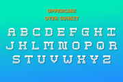 Over Sunset - Display Font, a Serif Font by Brown Cupple (Thumbnail 2 of 6)