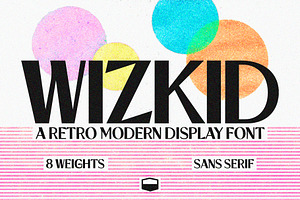 WIZKID | A Retro Modern Display Font