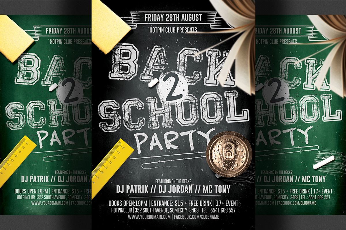 Back to School Flyer Template 2, a Flyer Template by Hotpin