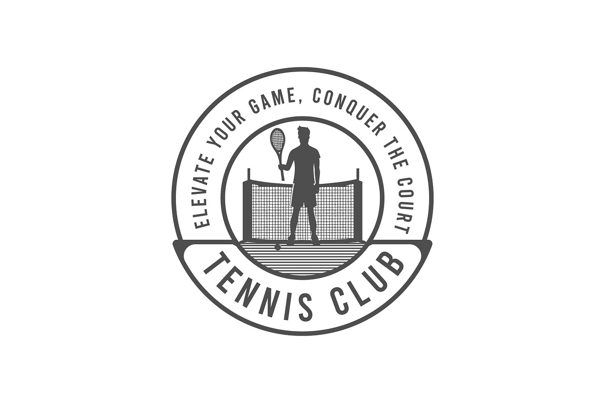 Set of Tennis Club Vintage Badges, a Branding & Logo Template by Billah Hub (Photo 2 of 3)