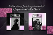 50 Fashion Posts  Canva Templates, a Templates & Theme by TemplateCastleStore (Thumbnail 6 of 10)