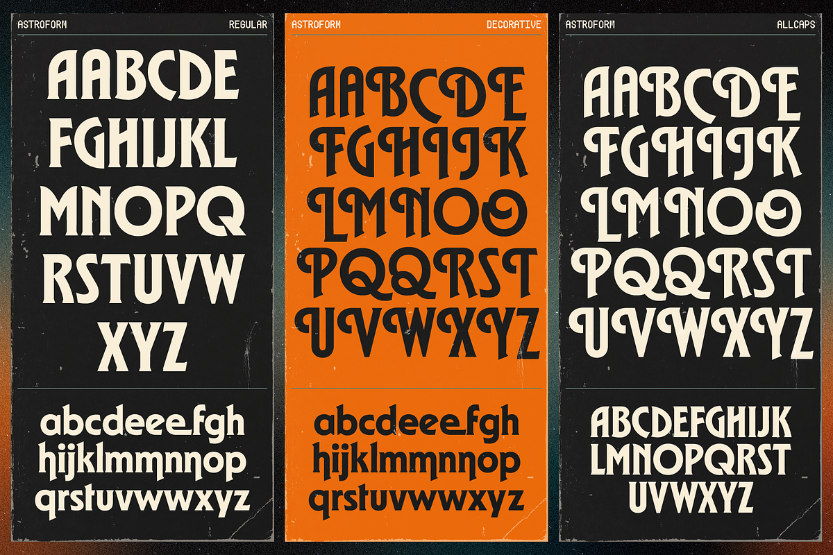 GW Astroform, a Serif Font by Goodwheel Studio (Photo 3 of 17)