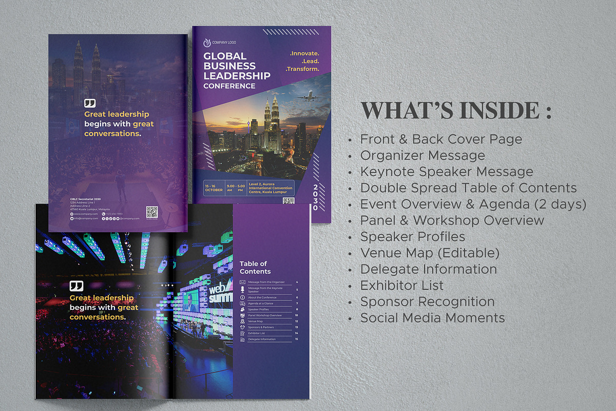 Business Conference Program Book preview 3