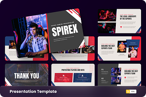 Spirex  - Esport Gaming Google Slide, a Presentation Template by GraphauseProject