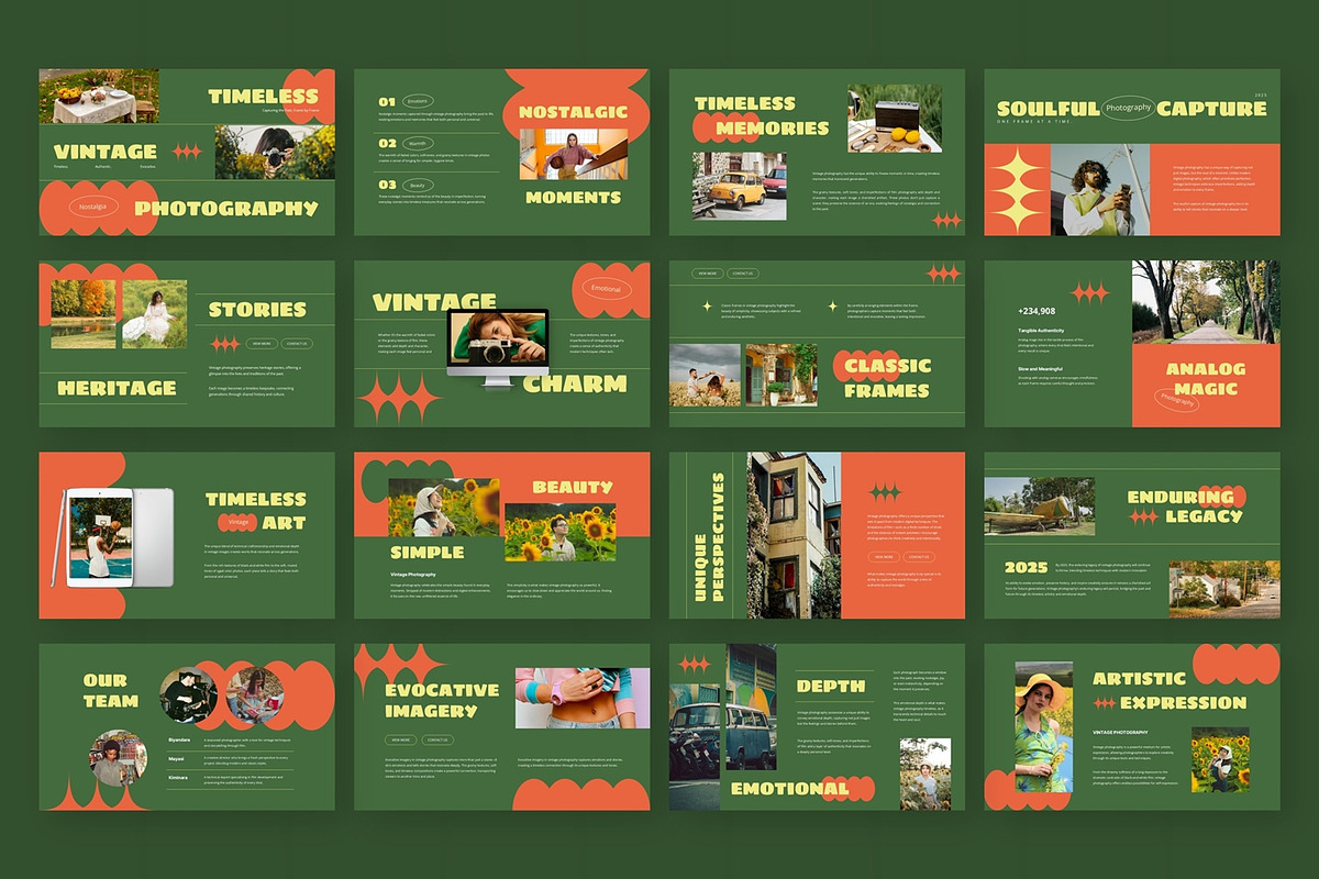 Vintage Photography - Google Slide, a Presentation Template by AQR Studio (Photo 3 of 3)