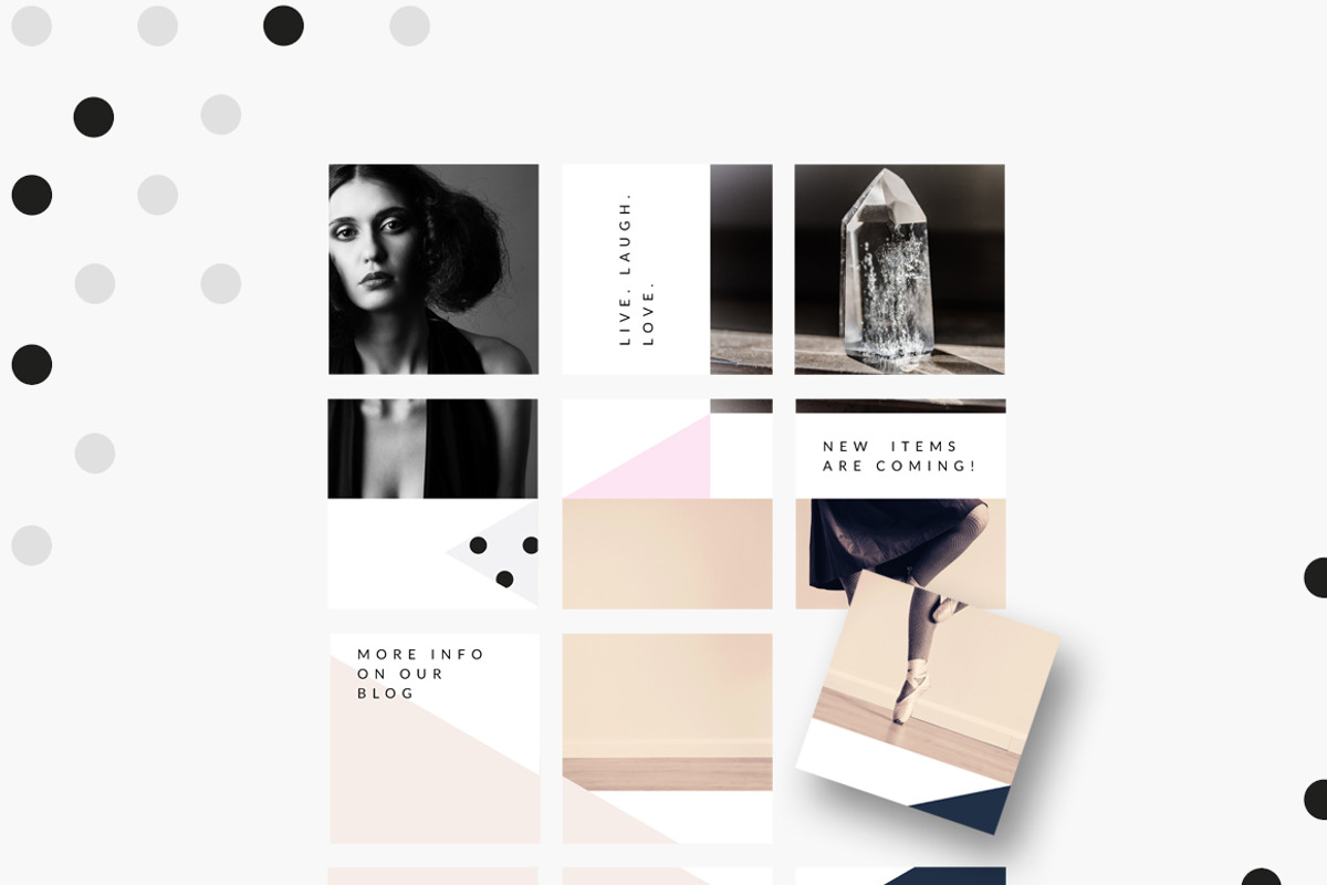 CANVA BUNDLE| Instagram puzzle templ, a Social Media Template by CreativeFolks (Photo 17 of 17)