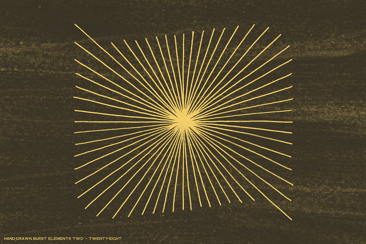36 hand-drawn burst elements, an Object Graphic by The Shop (Photo 17 of 25)