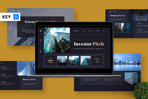 Investor Pitch - Business Keynote preview 7