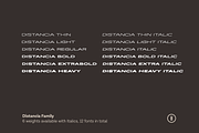 Distancia - Extended Sans Family, a Sans Serif Font by Hindia Studio (Thumbnail 9 of 9)