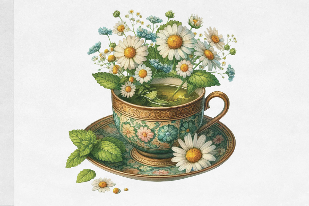 Green Summer Cottagecore Clipart Bun, an Illustration by Designking (Photo 4 of 4)