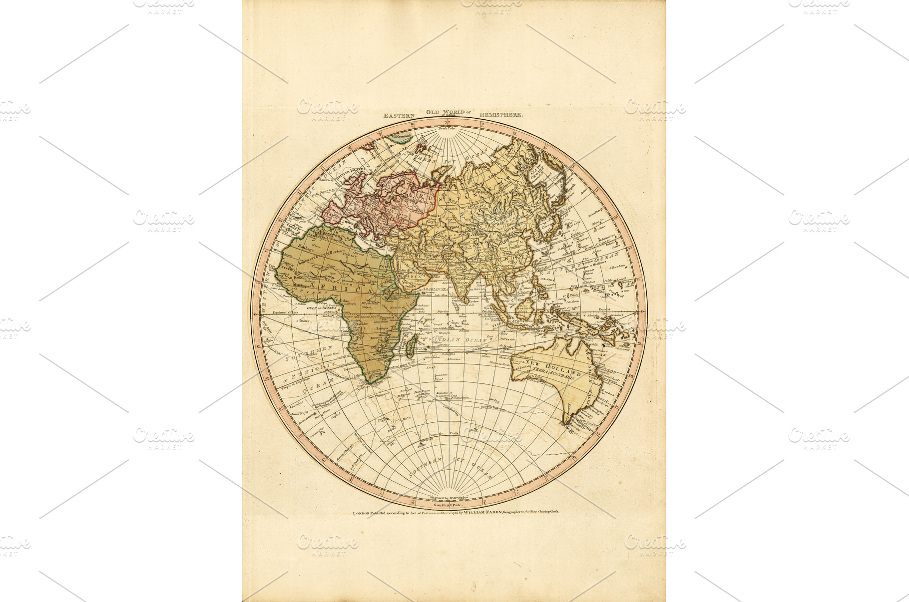 High Quality Antique World Map -, an Arts & Entertainment Photo by megastocker