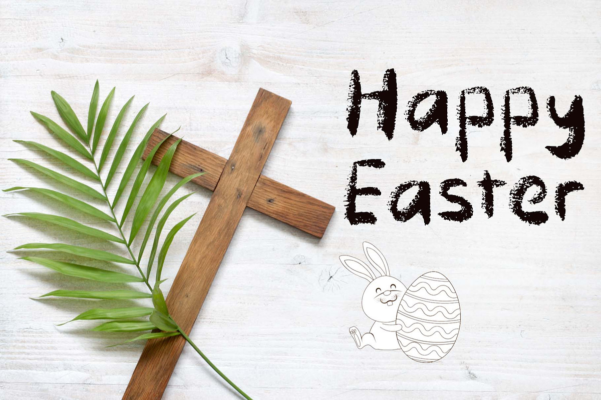 Easter Chalk, a Handwritten Font by Yoga Letter (Photo 2 of 6)