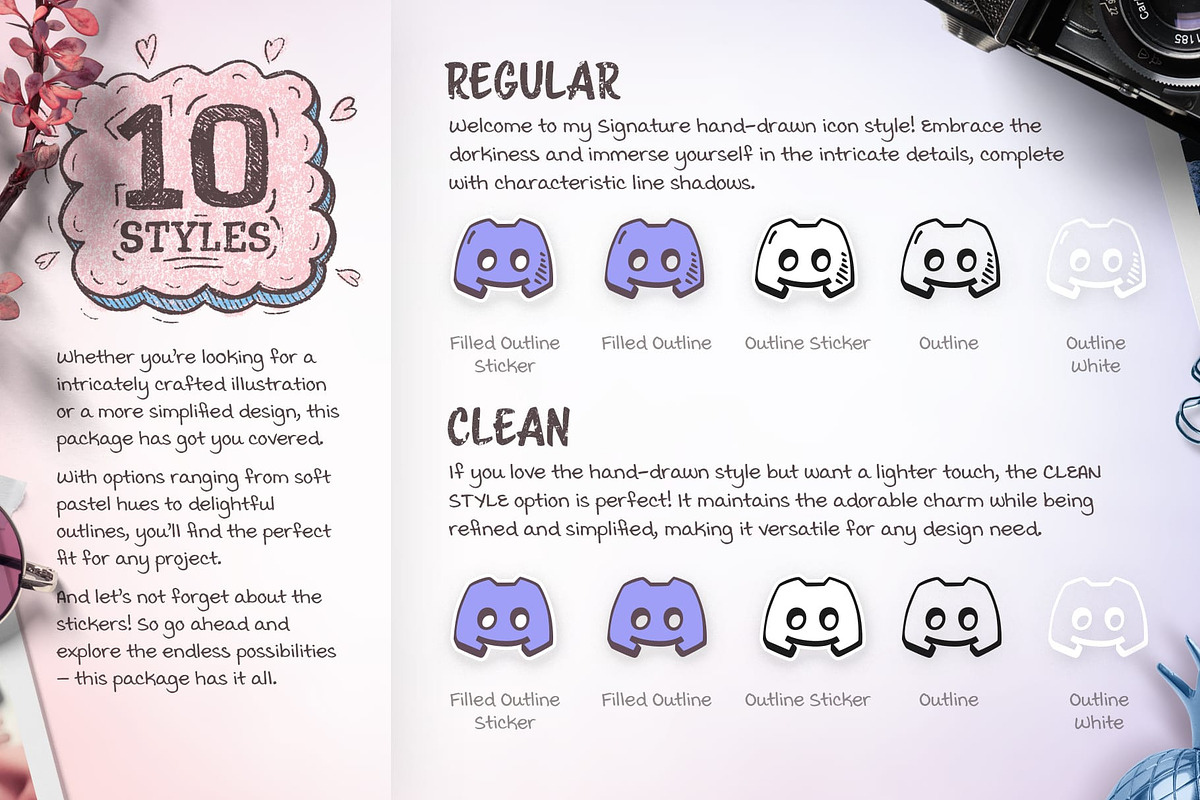 Hand-drawn Social Media Icons, a Solid Icon by Good Stuff No Nonsense (Photo 9 of 13)