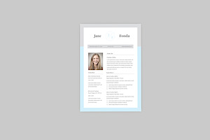 Jane Fonda Resume Designer