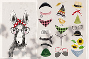 FARM BABIES watercolor set, an Animal Illustration by Natali Smolova (Thumbnail 5 of 8)