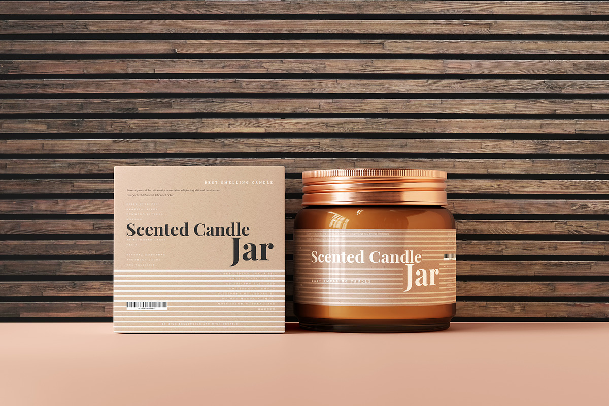 Amber Glass Candle Mockup Bundle, a Packaging Mockup by pmvch (Photo 54 of 135)