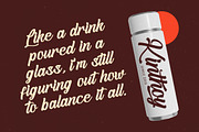 Blathie Bold Calligraphy Font, a Script Font by stylishtype.co (Thumbnail 13 of 19)