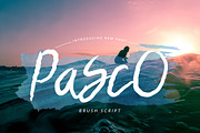 Pasco Font, a Script Font by Khal (Thumbnail 1 of 7)