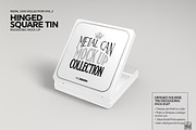 Hinged Square Tin Mockup, a Product Mockup by INCDesign (Thumbnail 2 of 5)