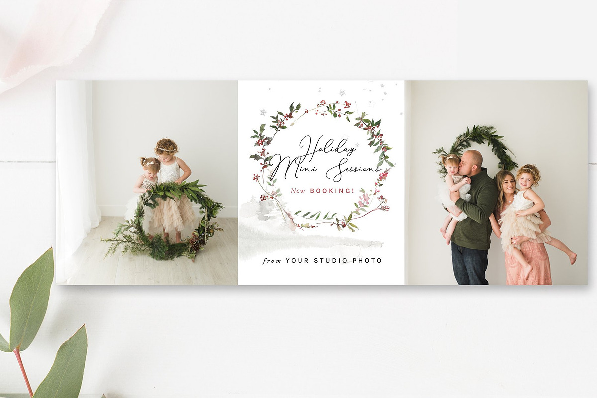 Christmas Mini Session Marketing, a Flyer Template by By Stephanie Design (Photo 4 of 6)