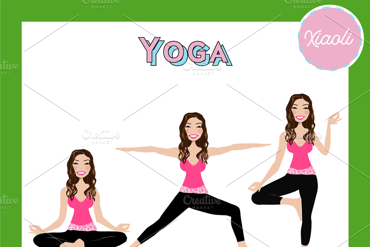 Yoga Teacher Portrait Creator, a Person Illustration by Lauren Lesley Studio (Photo 42 of 43)