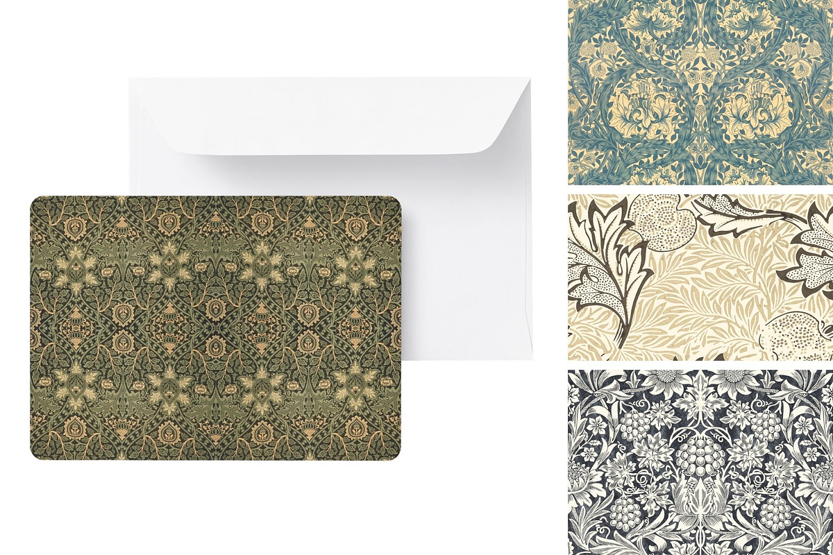 William Morris Seamless Pattern 15, a Pattern Graphic by ARTOZEN DIGITAL (Photo 4 of 15)
