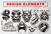 Samurai Design Bundle, an Illustration by Harry Kasyanov (Thumbnail 3 of 8)