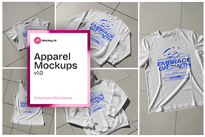 Apparel Mockups Bundle - v1.0