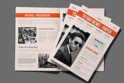 Minimal Newspaper Template, a Magazine Template by MightyDesign (Thumbnail 2 of 8)
