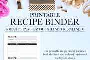 Recipe Binder Printable Kit, a Stationery Template by Jessica Marie Design (Thumbnail 4 of 5)