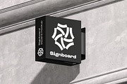Signboard Square Mock-up, an Advertising Mockup by zippypixelstudio (Thumbnail 8 of 15)