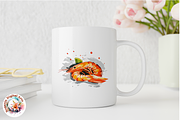 Watercolor Chinese Food Clollection, a Pattern Graphic by Negarin Digital Art (Thumbnail 5 of 10)