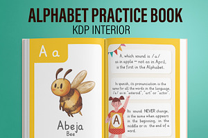 Alphabet Practice Book KDP Interior