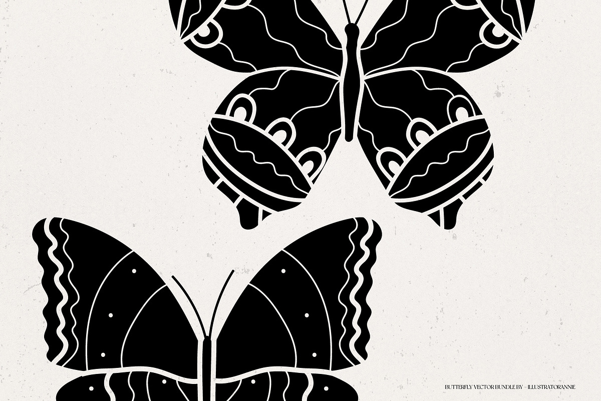Butterfly Clipart Bundle, an Object Illustration by IllustratorAnnie (Photo 6 of 6)