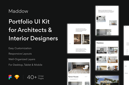 Minimal Portfolio Kit for Architects