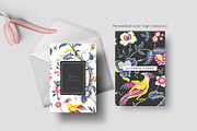 Jacobean Glamour Pattern Set!, a Pattern Graphic by Pink Linen (Thumbnail 2 of 9)