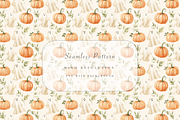 Cute Halloween Seamless Pattern, a Pattern Graphic by Pati Charm Studio (Thumbnail 1 of 7)