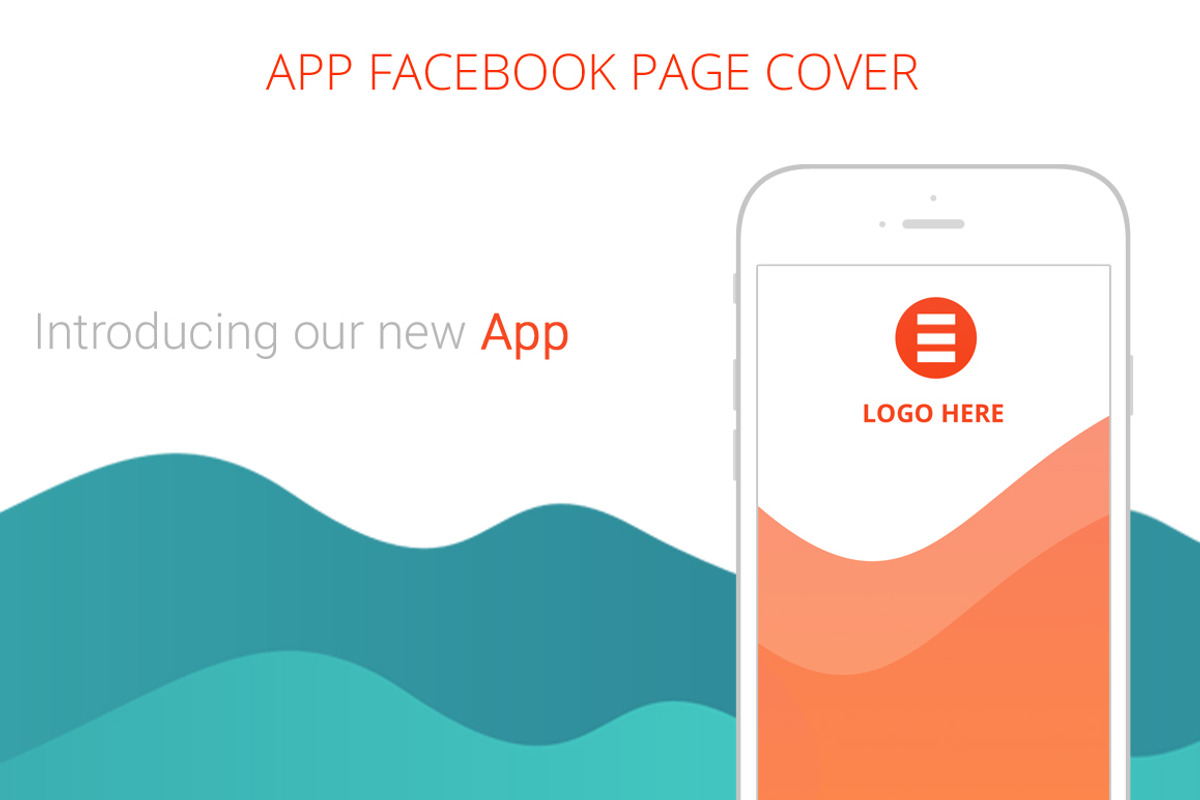 New App Facebook Page Cover, a Social Media Template by NeptuneDesign (Photo 3 of 4)