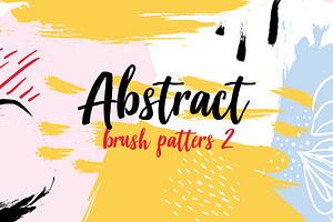 Abstract Brush Patterns V2, a Pattern Graphic by Volkan Aydemir
