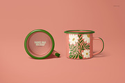 360ml Enamel Mug Mockup Set, a Cups & Container Mockup by creatsy5 (Thumbnail 17 of 30)