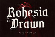 CS Rohesia Drawn, a Blackletter Font by Craft Supply Co. (Thumbnail 1 of 8)