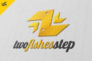 Two Fishes Logo Template