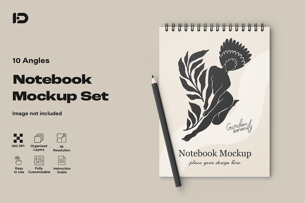 Spiral Notebook Mockup, a Books & Magazine Mockup by ForgeDesign (Photo 1 of 10)