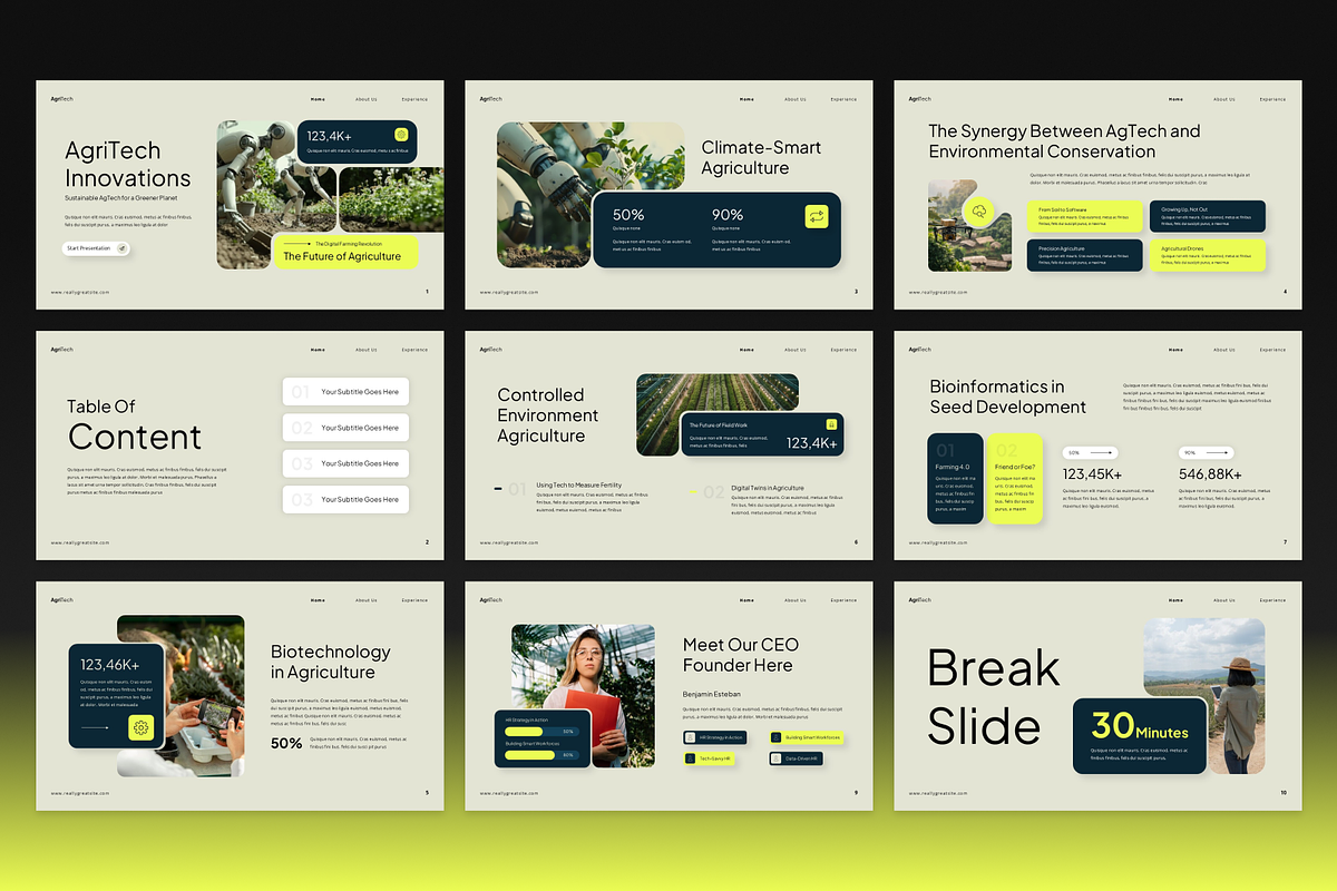 Agriculture Technology Presentation preview 2
