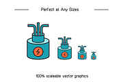Electric Power Tools & Energy Icons, an Emoji Icon by Designfour (Thumbnail 7 of 7)