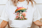 Whimsical spring mushroom Clipart, an Illustration by Designworld (Thumbnail 5 of 7)